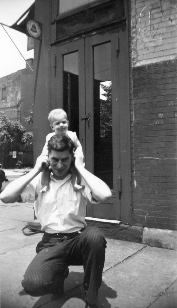 Andrew Kostakos with Carol, 1948, Brooklyn, NY