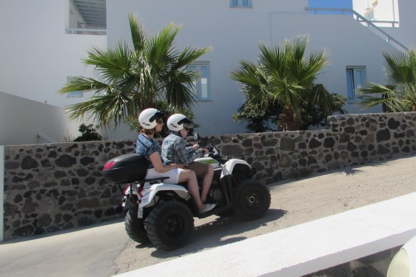 Ben and me, Santorini, July 2016