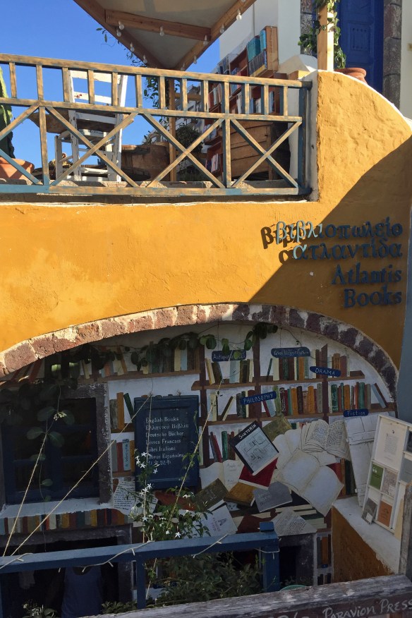 Bookshop on Oia, July 2016