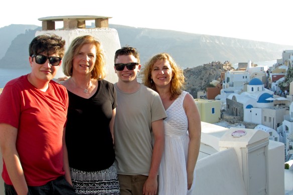 So blessed to be here! Oia, July 2016